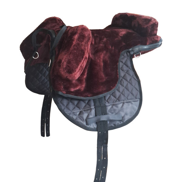 Fellsattel "Adult", Kunstfell mocca