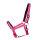 Kunststoffhalfter "Basic" unterlegt Cob pink