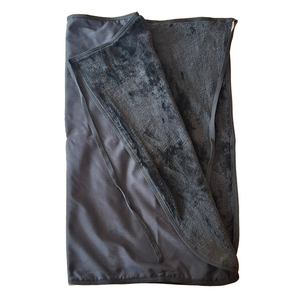 Bockdecke schwarz 90 x 130 cm