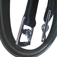 Steigbügelriemen "Basic" Leder, schwarz