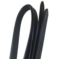 Steigbügelriemen "Basic" Leder, schwarz