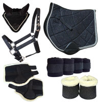 Reitset Kollektion "Nobile" Shetty Schwarz